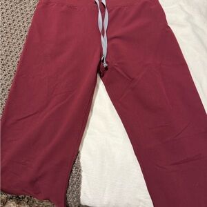 Figs Burgundy Technical Collection Pants